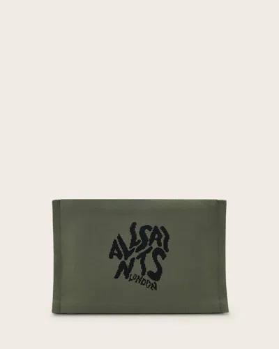 Allsaints Izzy Orlando Clutch In Green