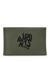 Allsaints Izzy Orlando Zip Clutch In Green
