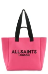 Allsaints Izzy Recycled Polyester Tote In Hot Pink