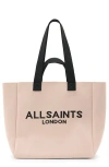 Allsaints Izzy Recycled Polyester Tote In Rose Dust Pink