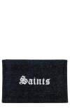 Allsaints Izzy Sinners Recycled Polyester Clutch In Black