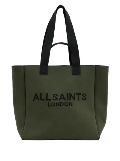 Allsaints Izzy Tote Bag In Green