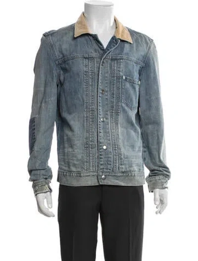 Pre-owned Allsaints Jacket In Blue