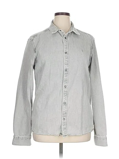 Pre-owned Allsaints Jacket In Gray