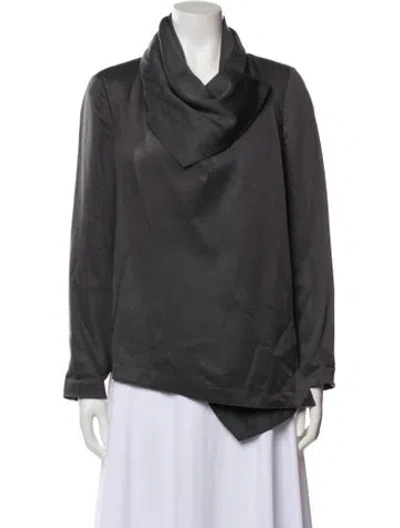 Pre-owned Allsaints Jacket In Gray
