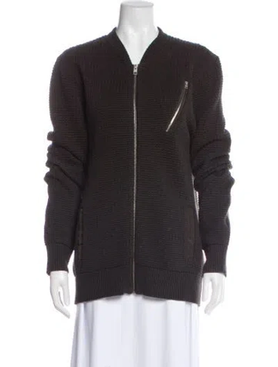 Pre-owned Allsaints Jacket In Gray