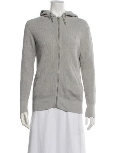 Pre-owned Allsaints Jacket In Gray