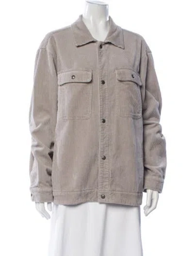 Pre-owned Allsaints Jacket In Gray