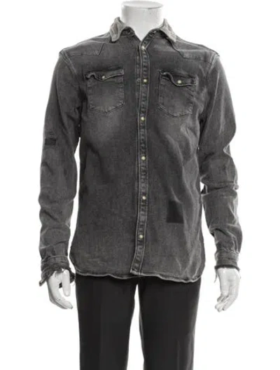 Pre-owned Allsaints Jacket In Grey