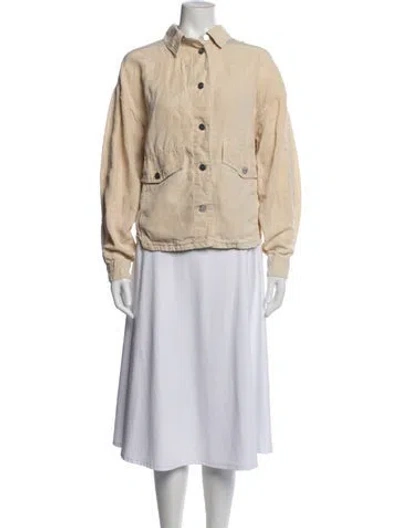 Pre-owned Allsaints Jacket In Neutrals