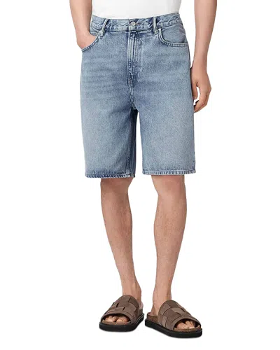 Allsaints Jackson 12.2 Denim Shorts In Blue