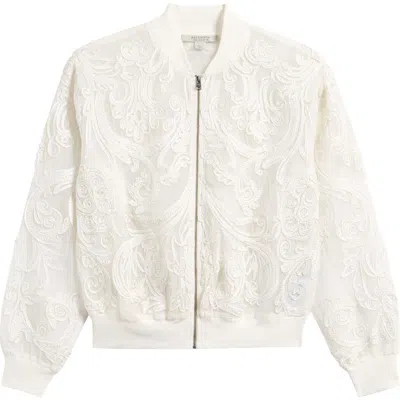 Allsaints Jade Embroidered Bomber Jacket In Multi