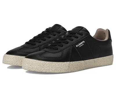 Allsaints Jaimee Leather Low Top In Black