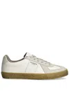 Allsaints Jaimee Low Top Leather Sneakers In Weiss