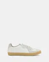 Allsaints Jaimee Low Top Leather Sneakers In White