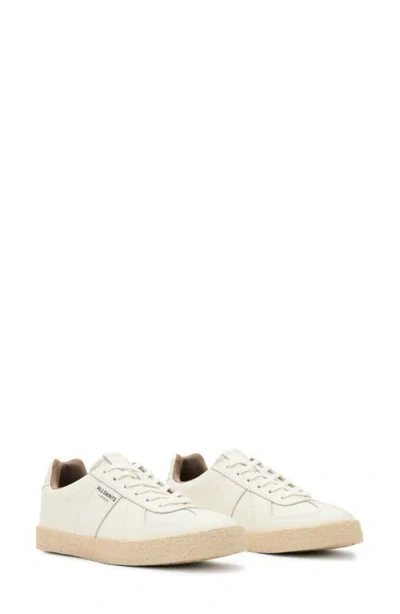 Allsaints Jaimee Low Top Trainer In White/white