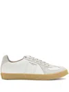Allsaints Jaimee Low Top Leather Sneakers In White