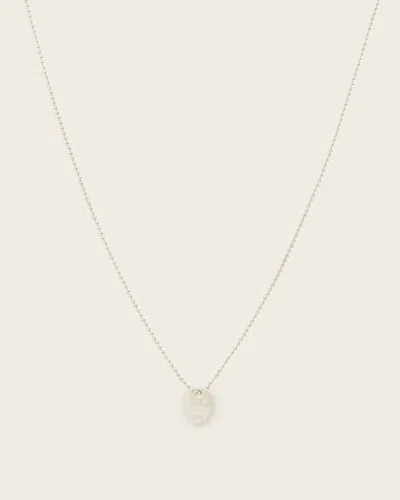 Allsaints Jake Guitar Pick Necklace In Green