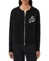 Allsaints Jaqueline Bomber Jacket In Black