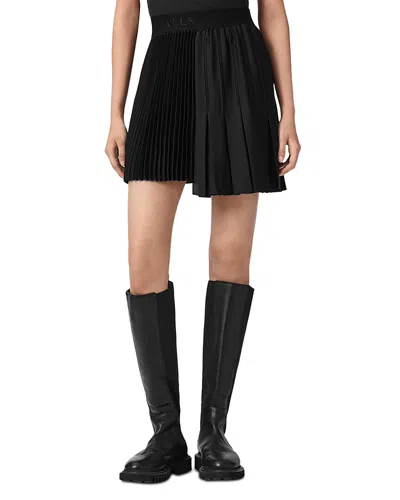 Allsaints Jax Mini Skirt In Black