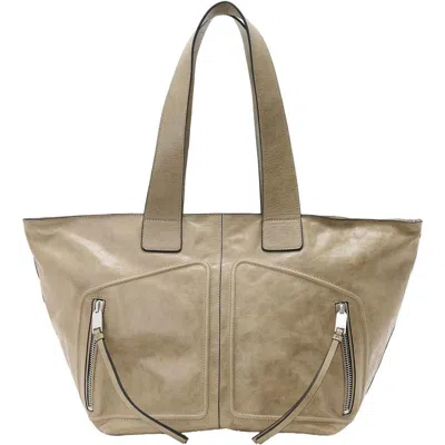 Allsaints Jean Rey Leather Tote In Brown