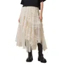 Allsaints Jen Tulle Skirt In Tofu White