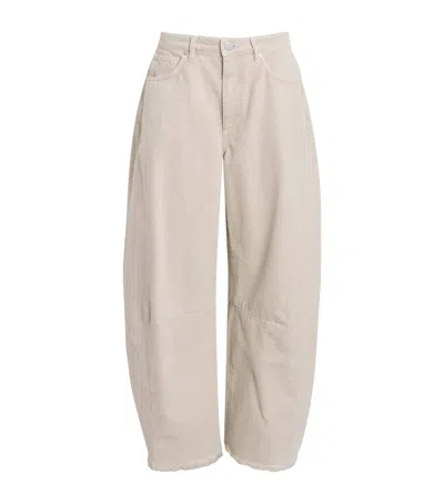 Allsaints Jett Barrel Jeans In Cream White