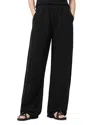 Allsaints Jett Pull On Wide Leg Pants In Black