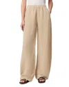 Allsaints Jett Wide Leg Pull-on Pants In Brown