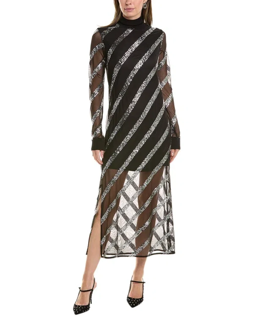 knee length dresses for ladies MORGAN MESH DRESS