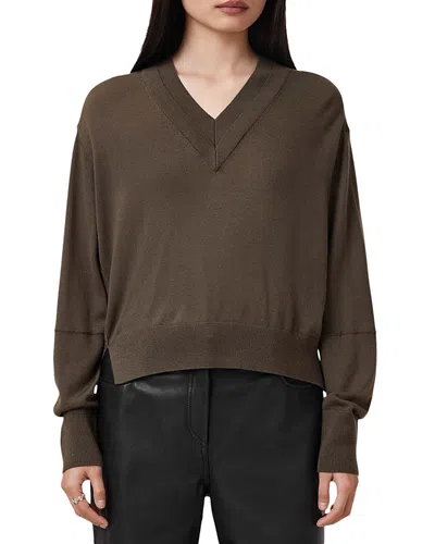 ALLSAINTS JULIEANA V NECK SWEATER