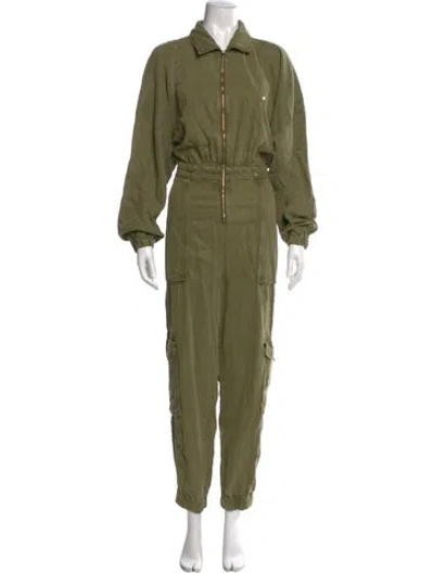 Pre-owned Allsaints Jumpsuit In Green