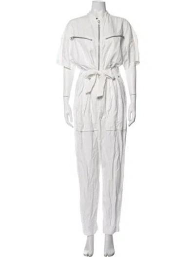 Pre-owned Allsaints Jumpsuit In White