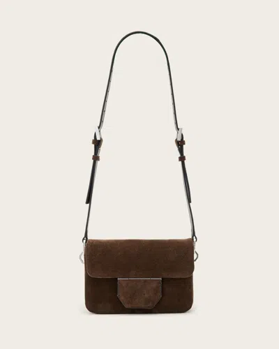 Allsaints Jupiter Suede Crossbody Bag,