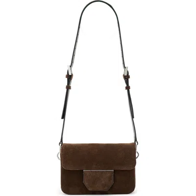 Allsaints Jupiter Suede Crossbody Bag