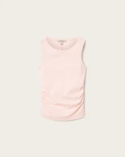 Allsaints Katarina Boat Neck Slim Fit Tank Top In Neutral