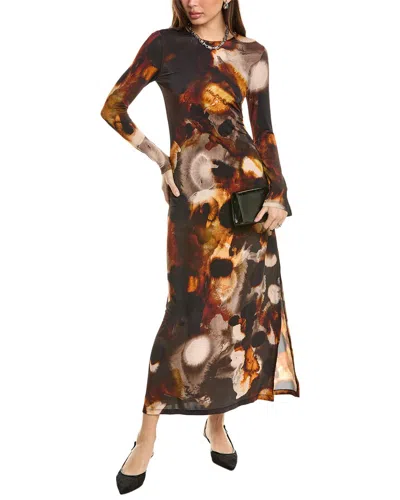 Allsaints Katlyn Mars Maxi Dress In Brown