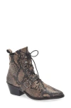 Allsaints Katy Pointed Toe Boot In Brown