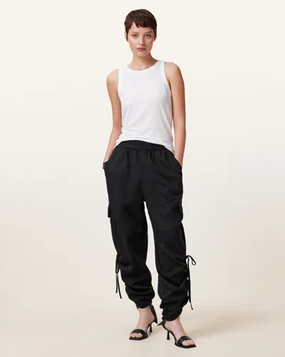 ALLSAINTS WOMEN'S LYOCELL KAYE RELAXED FIT TENCEL TROUSERS