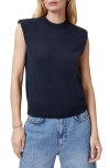 Allsaints Kayla Wool Tank Top In Ink Blue