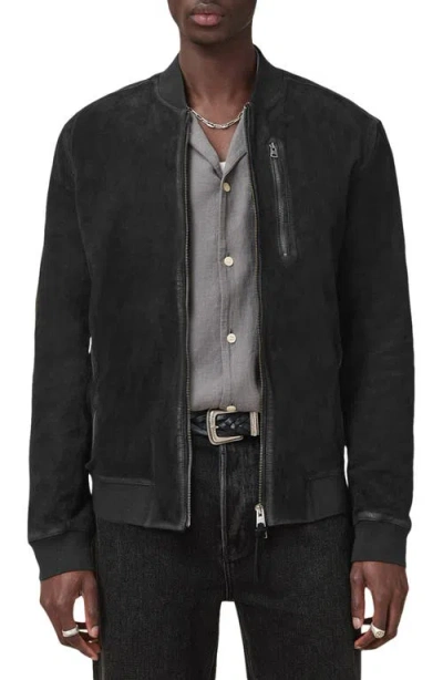 ALLSAINTS ALLSAINTS KEMBLE SUEDE BOMBER JACKET
