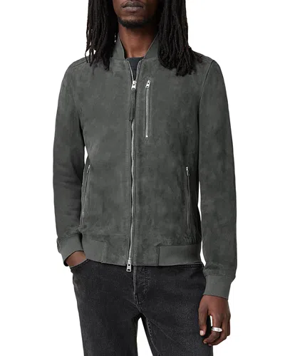 ALLSAINTS KEMBLE SUEDE BOMBER JACKET