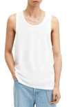 Allsaints Cotton Edwards Tank Top In Optic White