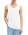 Allsaints Cotton Edwards Tank Top In Optic White