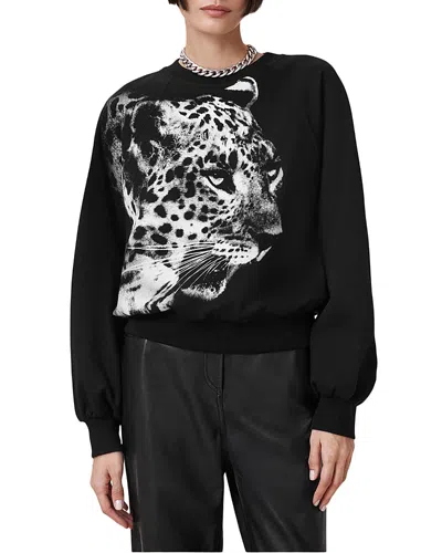 Allsaints Kiara Cygnet Sweatshirt In Black