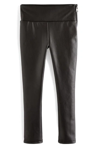 Allsaints Sm By  Kids' Faux Leather Leggings In Black