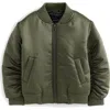 Allsaints Sm By  Kids' Insulated Satin Bomber Jacket In Green