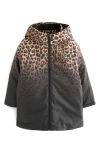 ALLSAINTS SMALLSAINTS BY ALLSAINTS KIDS' LEOPARD MAC HOODED COAT