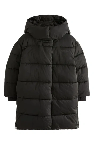 Allsaints Sm By  Kids' Longline Padded Coat In Black