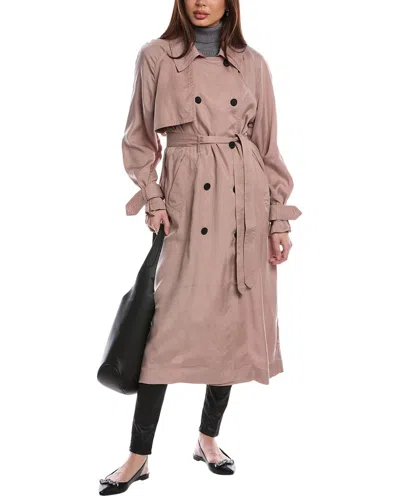 Allsaints Kikki Trench Coat In Pink